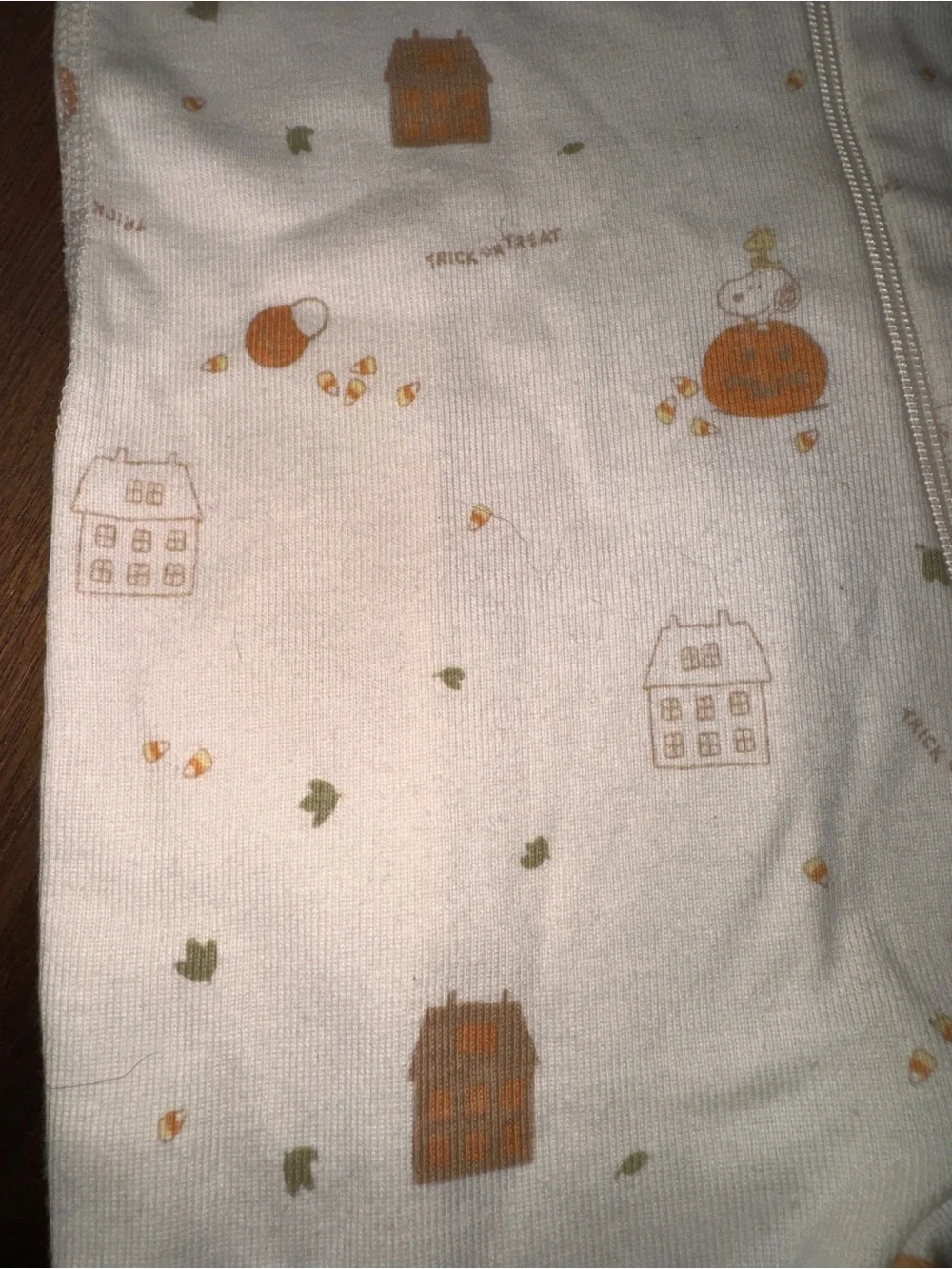 NWT - Little Snoopy Baby 0–3M Fall Halloween Footed Sleeper